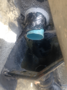 Leaking Roof Drain  CapCon Eng