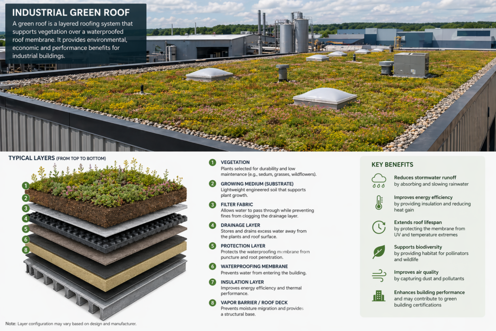 industrial green roof