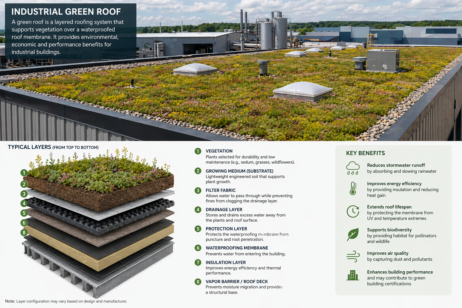 industrial green roof